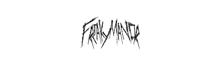FreakyManor  Скачать бесплатные шрифты