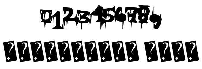 FreakyNight Font OTHER CHARS