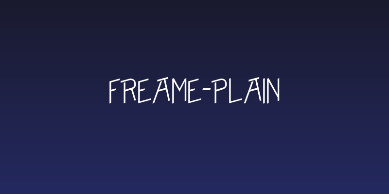Freame-Plain Social Header