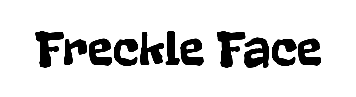 Freckle Face  لخطوط تنزيل