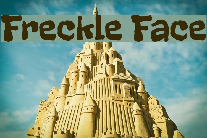 Freckle Face Font examples