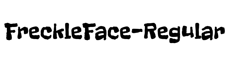 FreckleFace-Regular Font