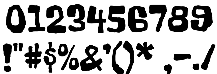 FreckleFace-Regular Font OTHER CHARS