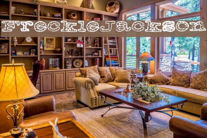 FreckleJackson Font examples
