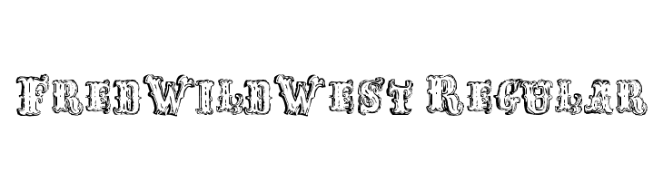 FredWildWest-Regular फ़ॉन्ट