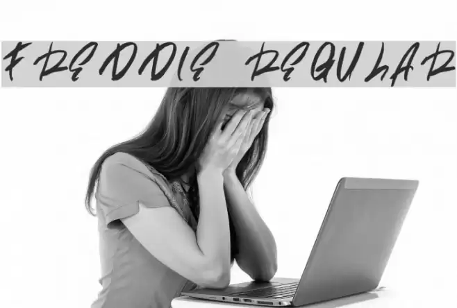 Freddie Regular Font examples