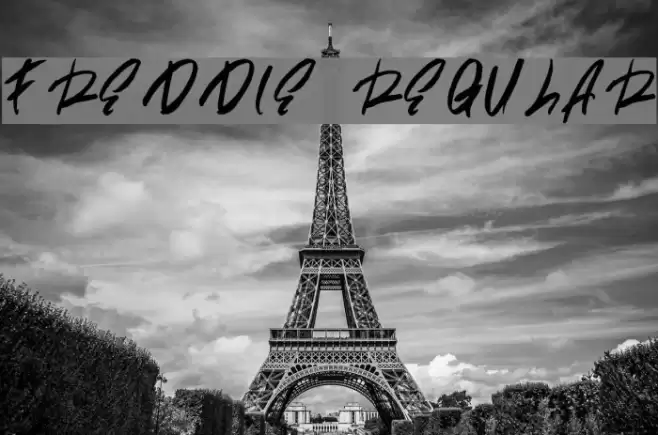 Freddie Regular Font examples