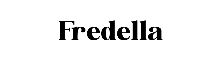 Fredella  font caratteri gratis