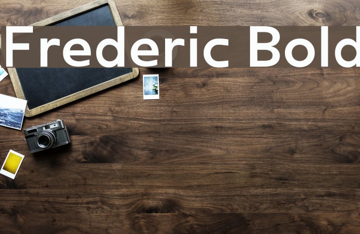 Frederic Bold Font examples