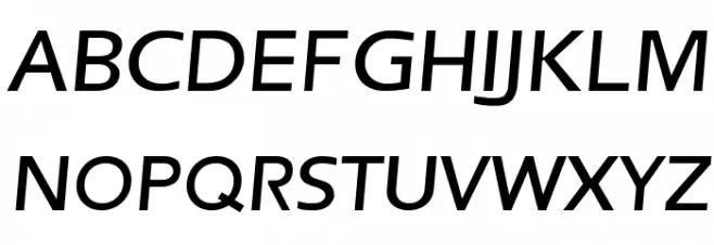 Frederic Regular Italic Polices MAJUSCULES