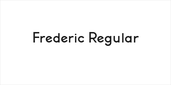 Frederic Regular Logo