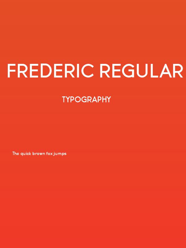 Frederic Regular Poster