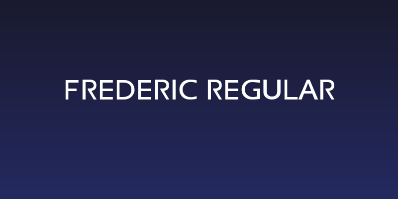 Frederic Regular Social Header