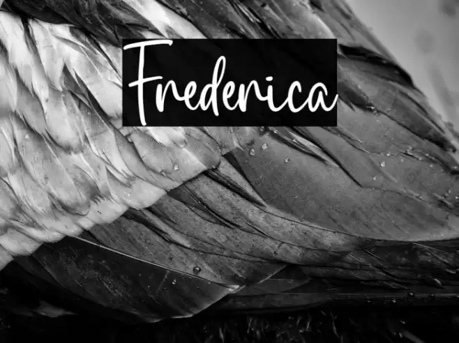 Frederica Font examples