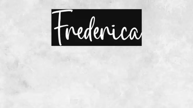 Frederica Font examples