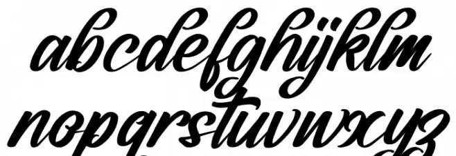 Frederick Alexander Italic Font LOWERCASE