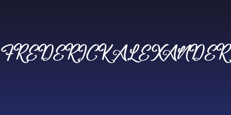 Frederick Alexander Social Header