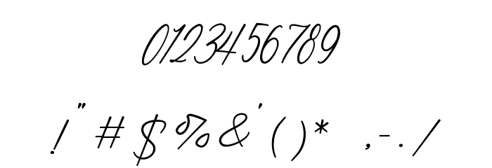 Frederick Font Alte caractere