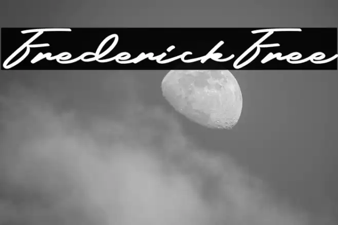 FrederickFree Font examples