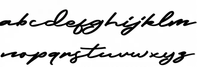 FrederickFree 字体 小写