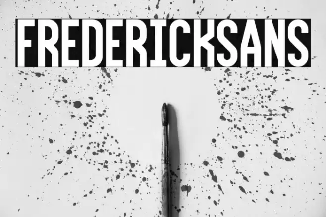 FrederickSans Font examples