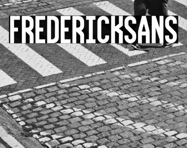 FrederickSans Font examples