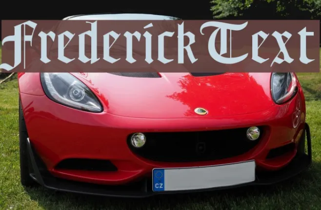 FrederickText Example 1