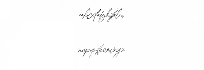 Fredericy Free For Personal Use Font LOWERCASE