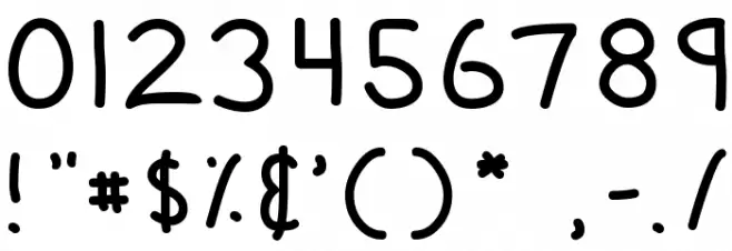 Fredfont Font OTHER CHARS