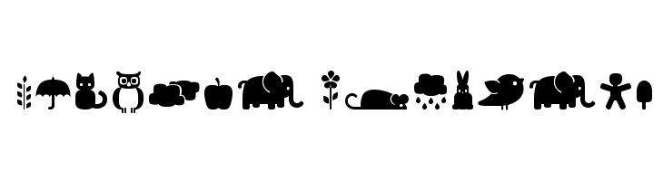 Fredoka Dingbats  Frei Schriftart Herunterladen