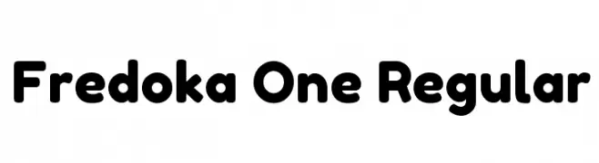 Fredoka One Regular  Descarca Fonturi Gratis