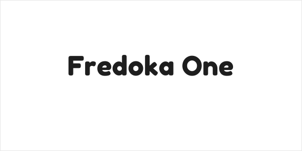 Fredoka One Logo