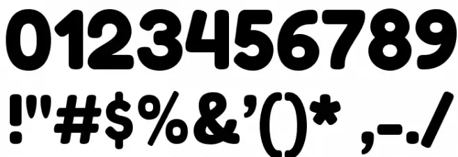 FredokaOne-Regular Font OTHER CHARS