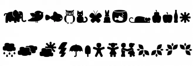 Fredokadingbats 字体 小写