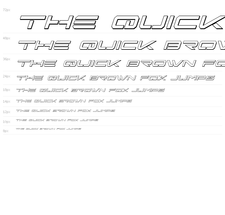 Free Agent 3D Italic Waterfall