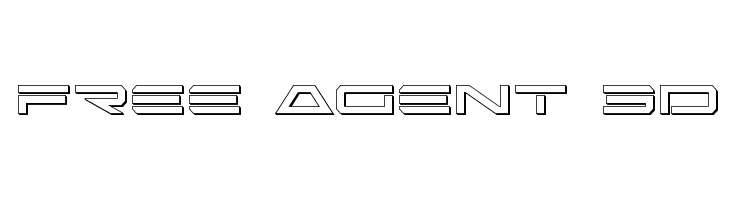 Free Agent 3D  Frei Schriftart Herunterladen