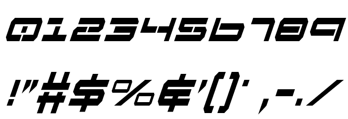 Free Agent Bold CondItal Schriftart Anderer Schreiben