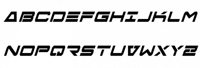 Free Agent Bold Condensed Italic フォント 大文字