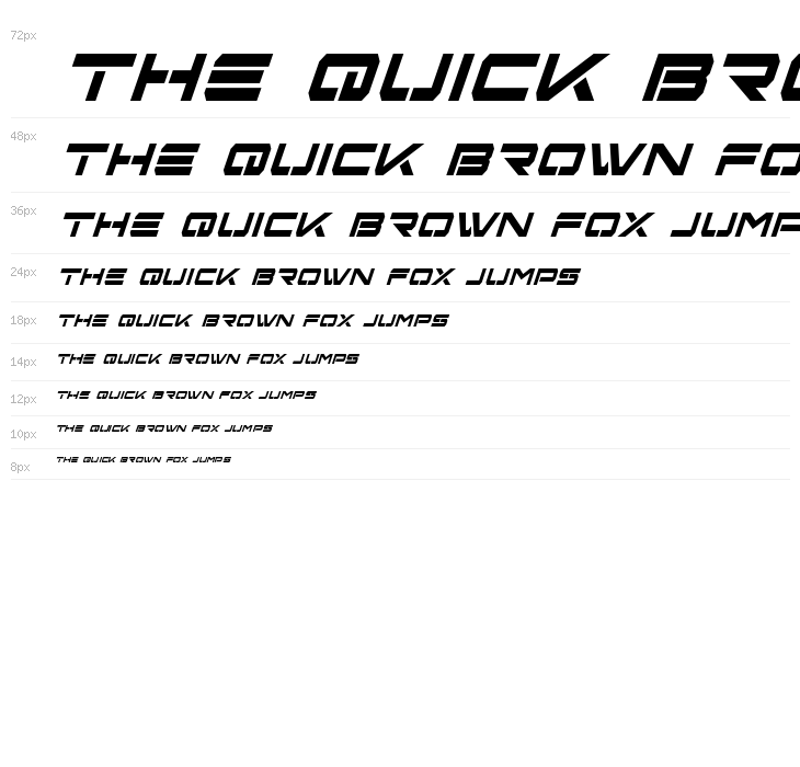 Free Agent Bold Condensed Italic Waterfall