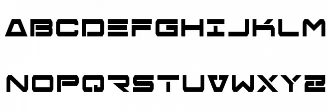 Free Agent Bold Condensed Fonte MAIÚSCULAS