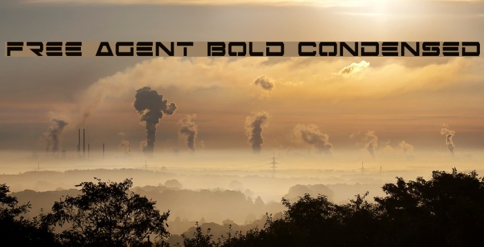 Free Agent Bold Condensed Font examples