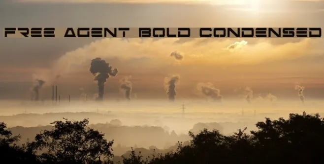 Free Agent Bold Condensed Example 1