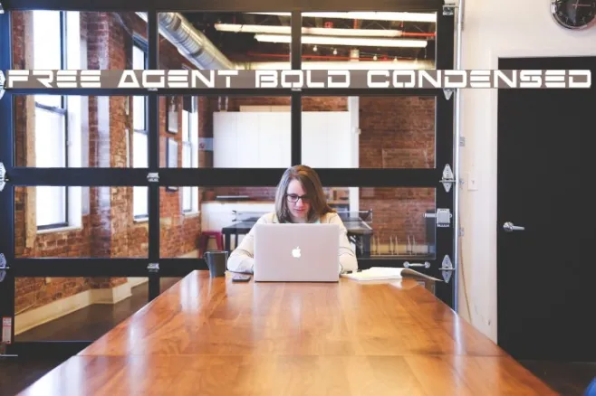 Free Agent Bold Condensed Example 2