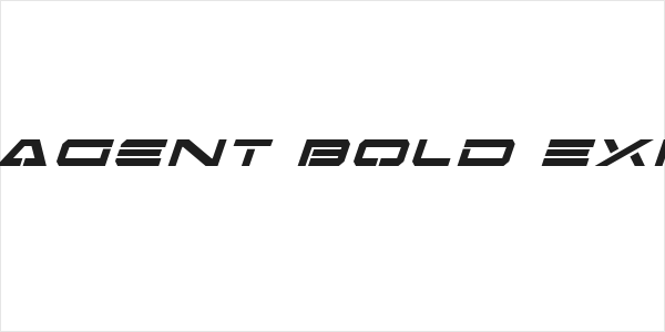 Free Agent Bold ExpItal Logo