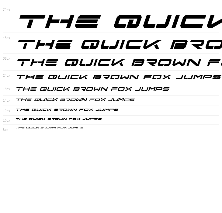 Free Agent Bold ExpItal Waterfall