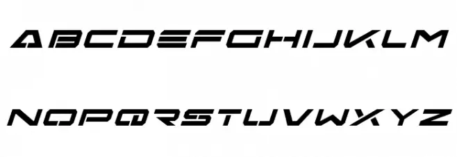 Free Agent Bold ExpItal Schriftart Kleinbuchstaben