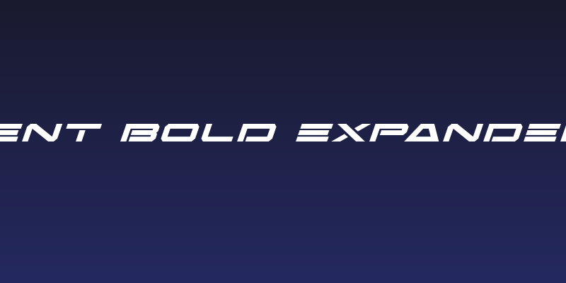 Free Agent Bold Expanded Italic Social Header
