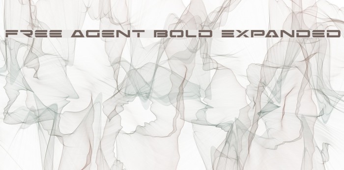Free Agent Bold Expanded Font examples