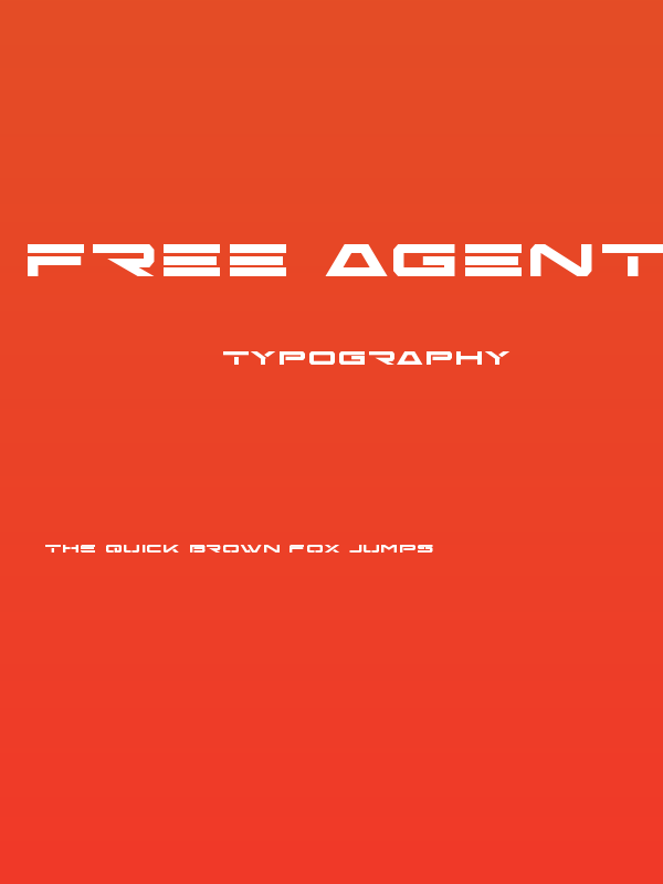 Free Agent Bold Expanded Poster