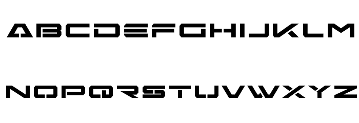 Free Agent Bold Expanded Font LOWERCASE